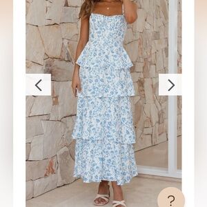 Tiered Midi Dress